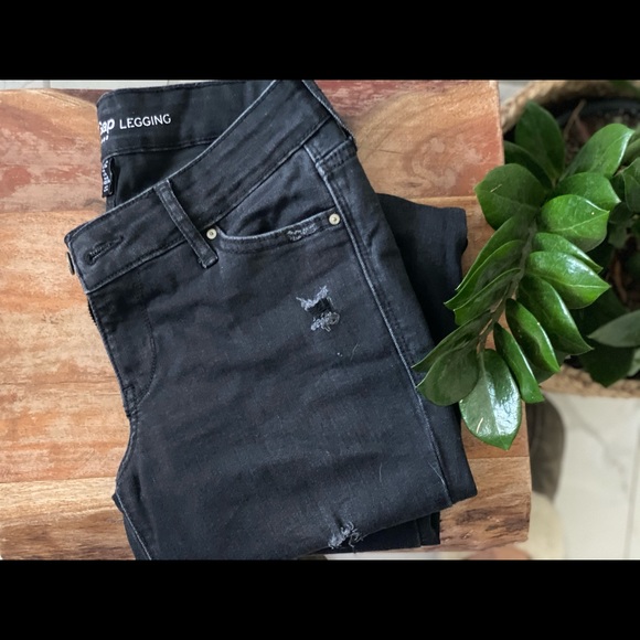 Gap black jegging Jean - Picture 1 of 4
